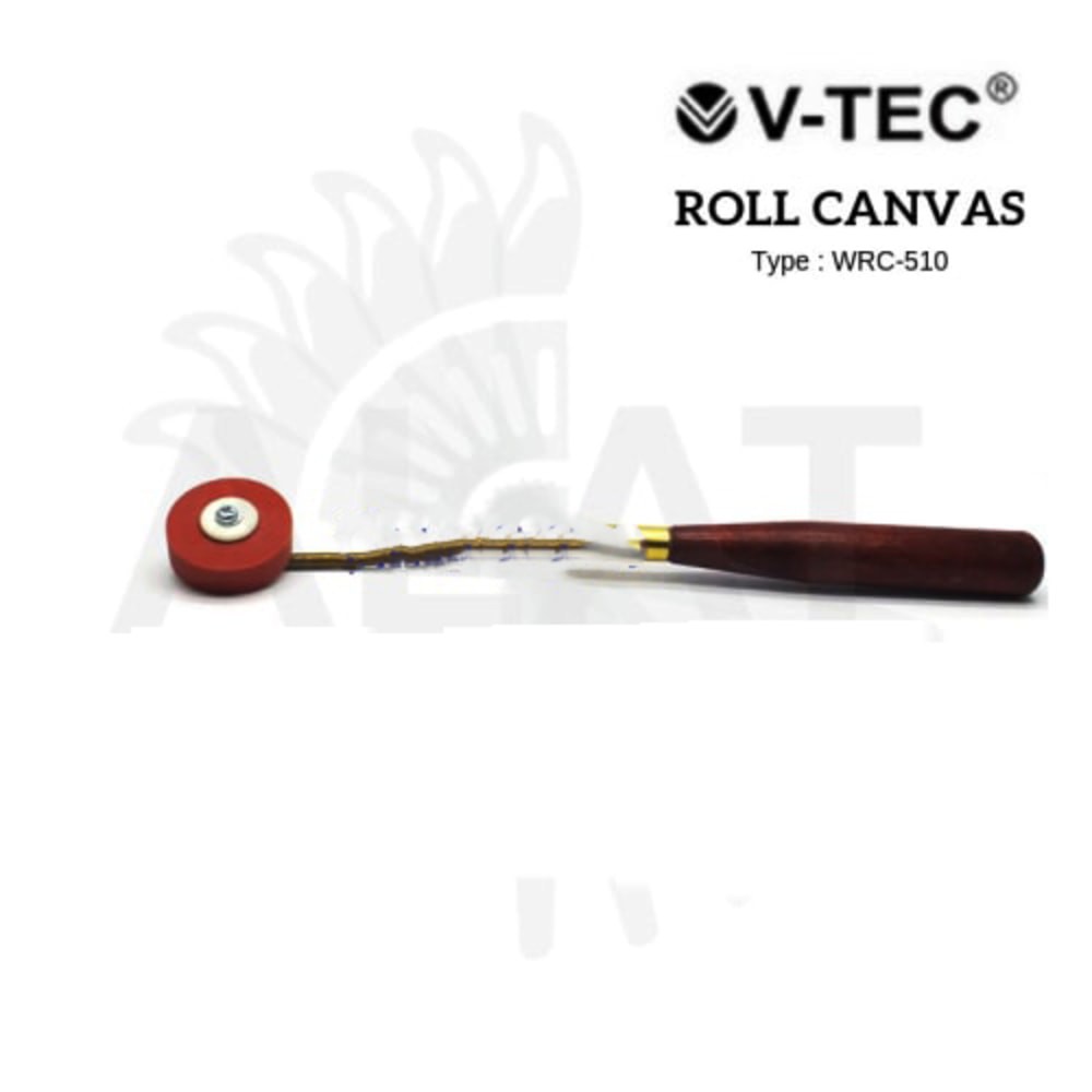 

RUBBER ROLLER 1CM WRC-510 (WOOD HANDLE) - ROLL CANVAS BESI - ROLLER BRUSH