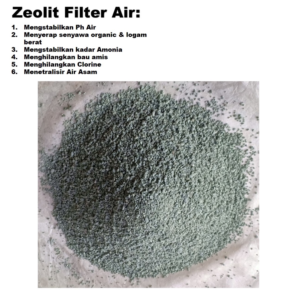 BATU ZEOLITE/ZEOLIT FILTER AIR