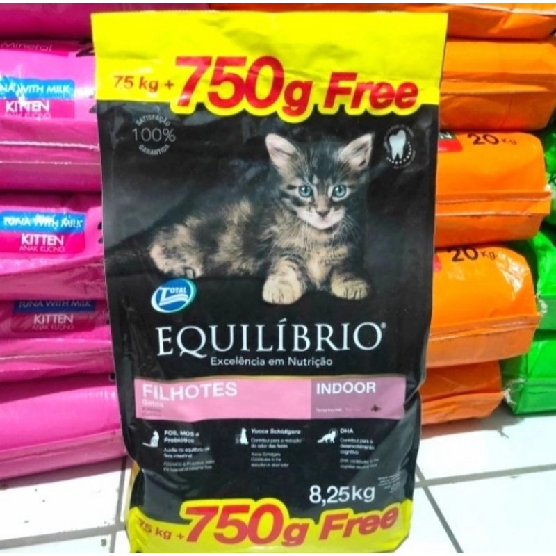 Equilibrio Kitten 7,5kg Paket 3 karung Cat food