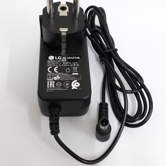 Adaptor Switching Power Supply LG Monitor 19V - 0.84A ORIGINAL