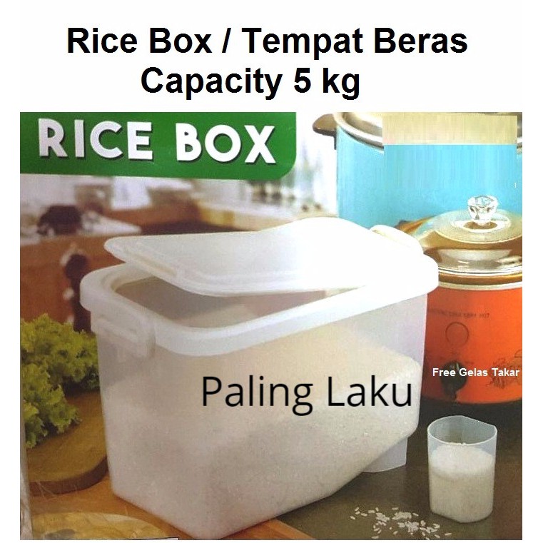 Rice Box tempat Beras Kotak Beras 5 Kg Shopee Indonesia