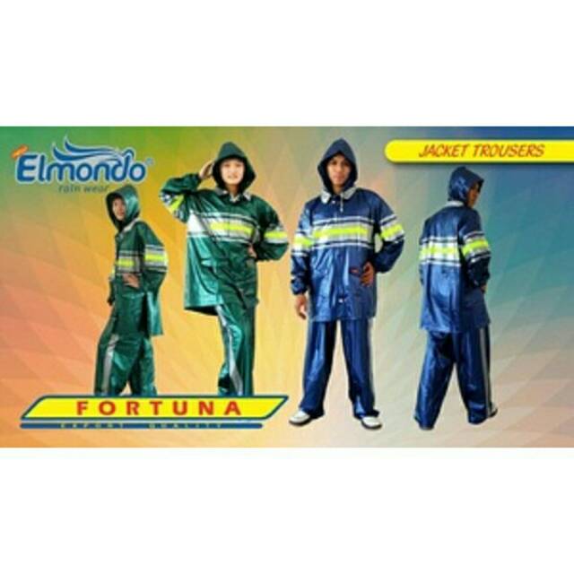 Jas Hujan Elmondo Jaket Celana Jumbo Fortuna 912