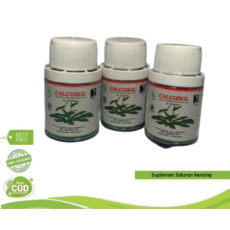 Calcusol Dr.Sardjito Peluruh Batu Urin Herbal