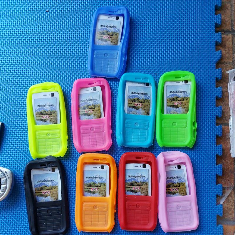 SOFT CASE SILIKON COLOUR HP NOKIA N73