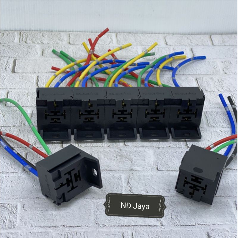 Soket Rumah Relay Gandeng Hella Bosch 4 Kaki/4 Pin