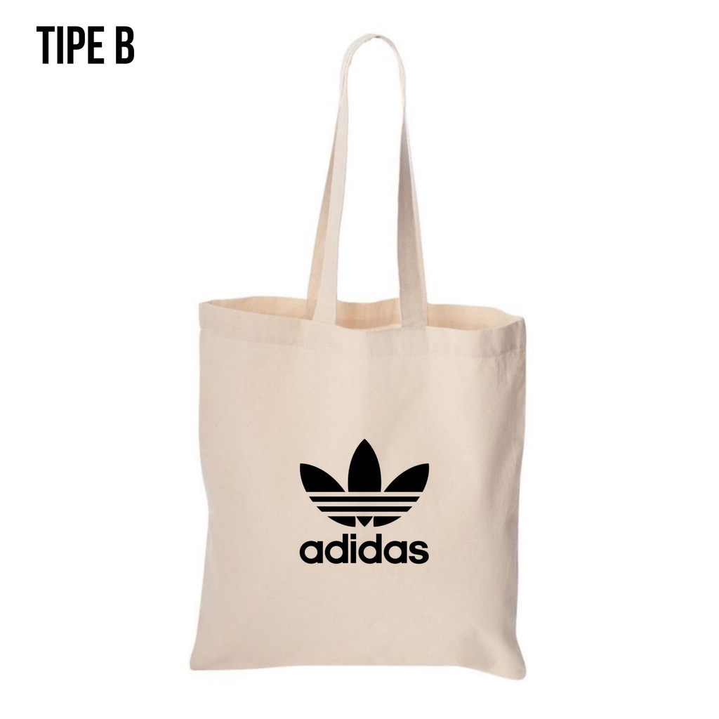 Tote Bag Canvas ADIDS / Tas Nudie Canvas / Tote Bag Kanvas TIPE B