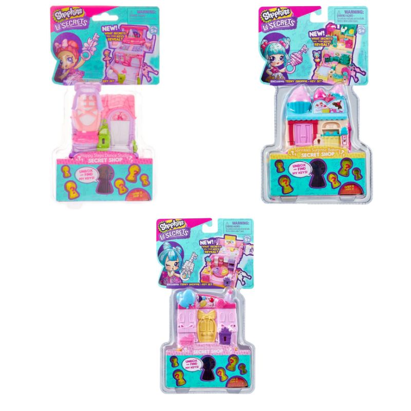 Shopkins™ Lil' Secrets Secret Shop (Game on Arcade, Sprinkles Surprise Bakery, Happy Steps Dance Stu