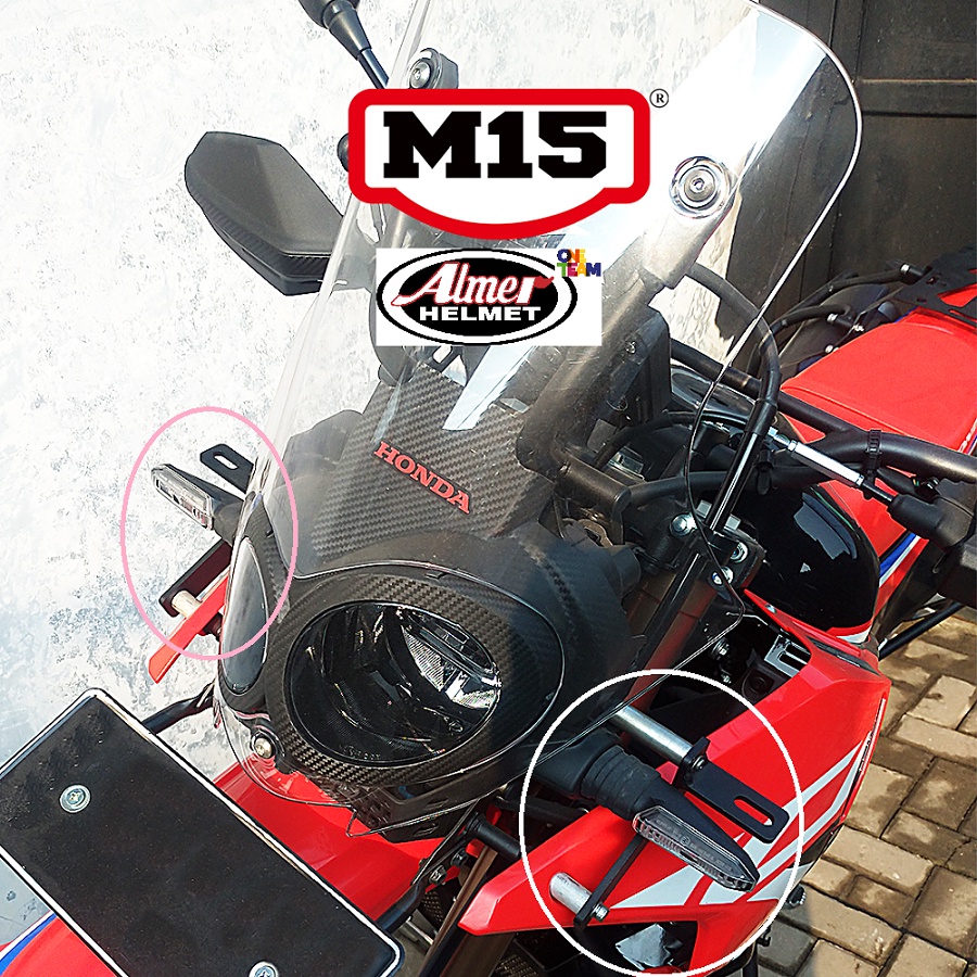 M15 Bracket Lampu Sorot Spotlights Bracket Honda CRF 250 Rally (21)