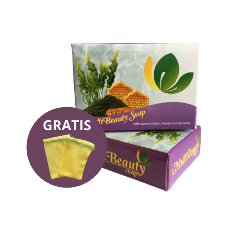 Multi beauty Gratis jaring kecantikan | Multibeauty Soap perawatan kulit wajah multi beauty original