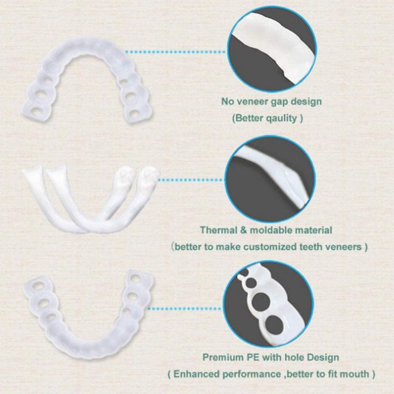 [ BAYAR DI TEMPAT ] GIGI PALSU ORIGINAL TERLARISS..! SNAP ON SMILE SEPASANG GIGI PALSU SILICON 1 SET ATAS - BAWAH 100% ORIGINAL