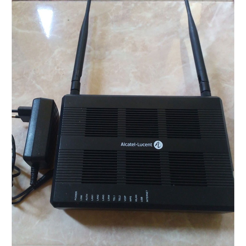 MODEM ONT  ALCATEL LUCENT  HITAM G-240W-A ROUTER ACCESS POINT