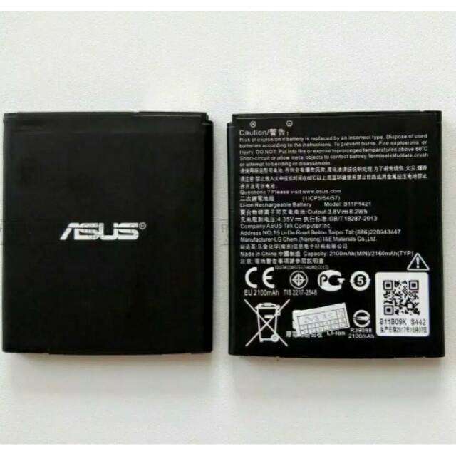 Batterai Asus Zenfone C / ZC451CG Z007 4C B11P1 Model Original Baterai