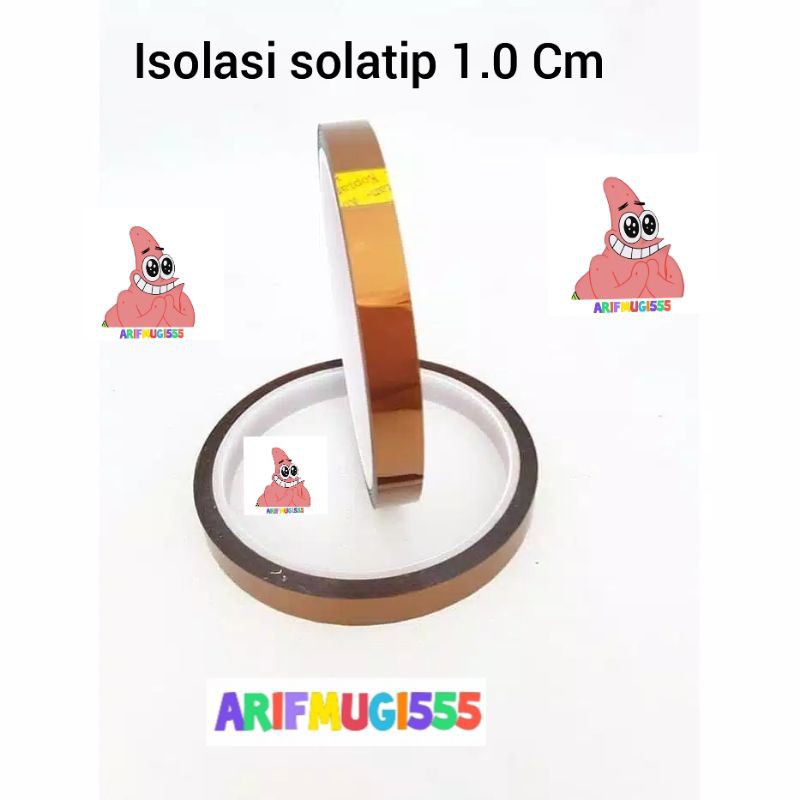 Solatip Solasi isolasi Lakban Anti Panas 1.0 Cm