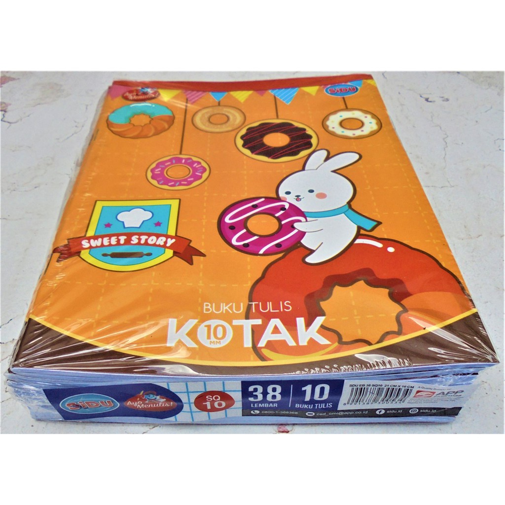 

Buku Tulis Kotak 38 Sidu 10 MM