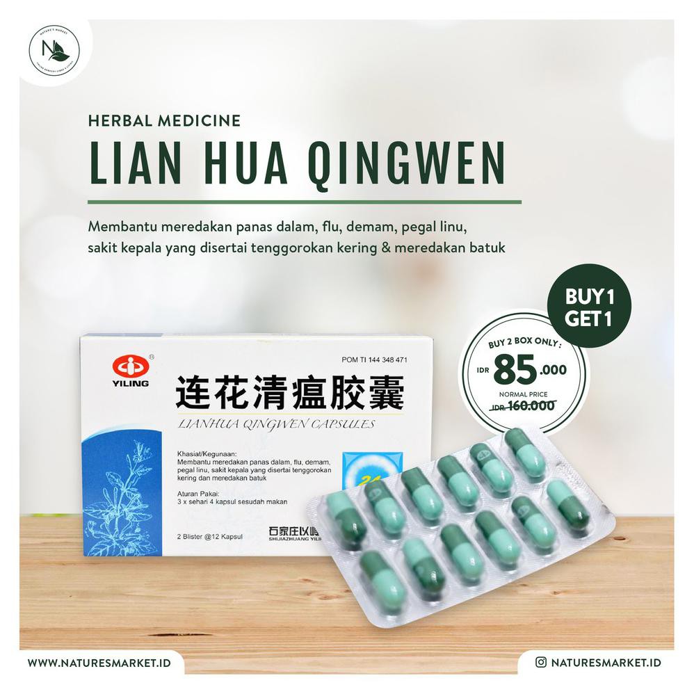 COD AKTIF]] Lianhua Qingwen Jiaonang BPOM BUY 1 GET 1 TERPERCAYA Kode 415
