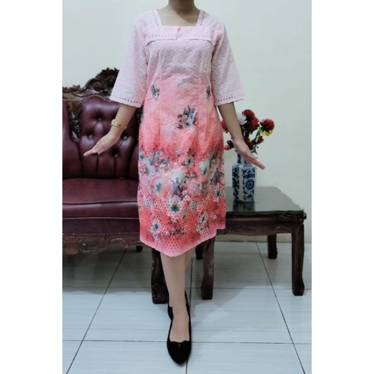 dress katun bolong premium/dress katun bolong termurah/Dres katun bolong motif bunga/Dres katun bolong premium/Dres katun import/dress katun bolong viral