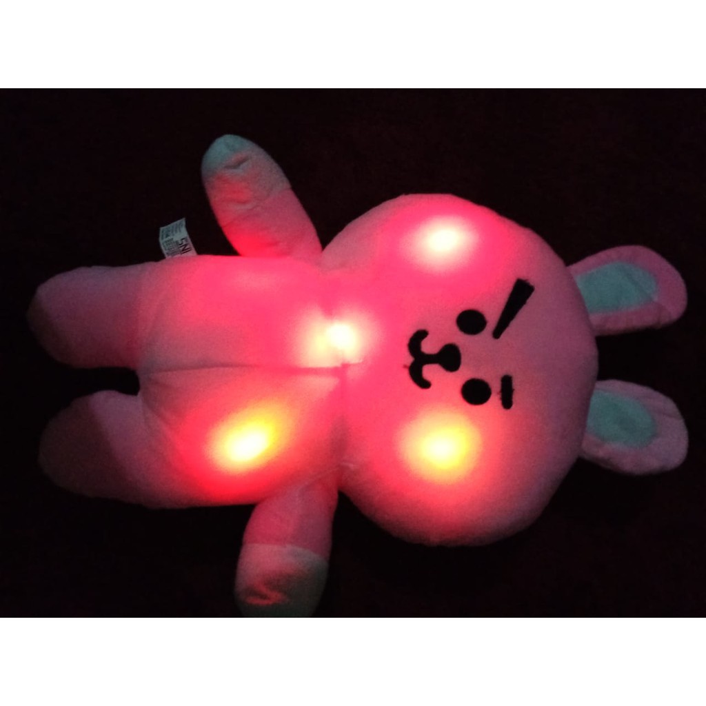 Boneka Korea Cute Baby Face Sitting KPOP dapat Menyala Terdapat Lampu LED Glow