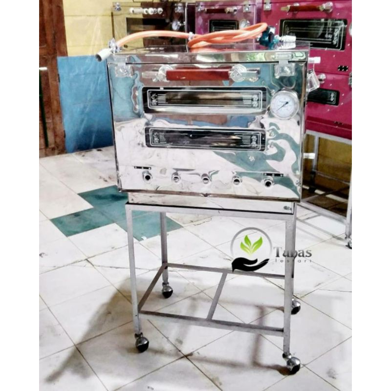 oven gas stainless uk 60x40x50