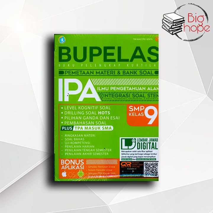 Buku Soal Smp - Bupelas Pemetaan Materi & Bank Soal Ipa Smp Kelas 9