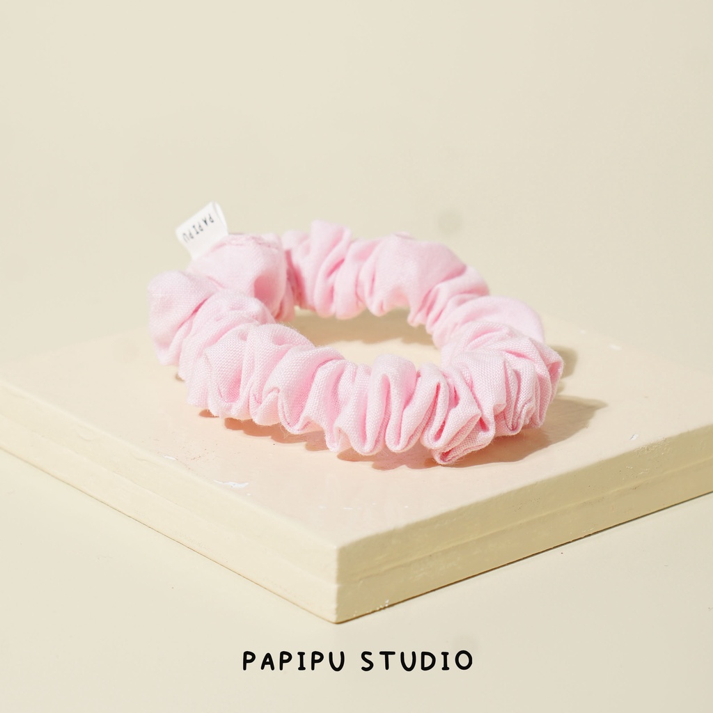 Papipustudio - Scrunchies ikat rambut kunciran Pastel series