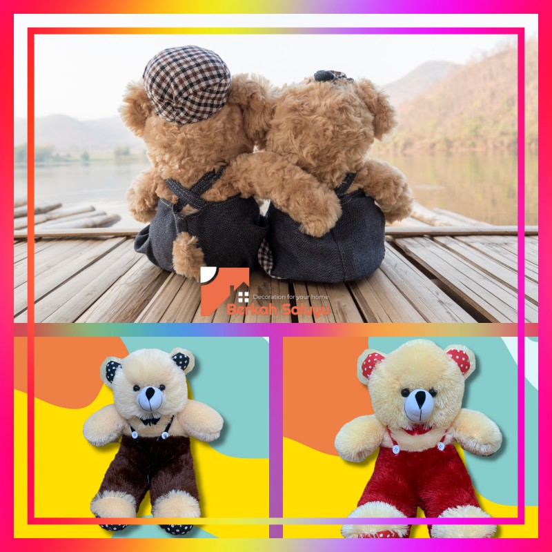 Boneka Teddy Bear pita I boneka jojon I mainan anak I kado I hadiah