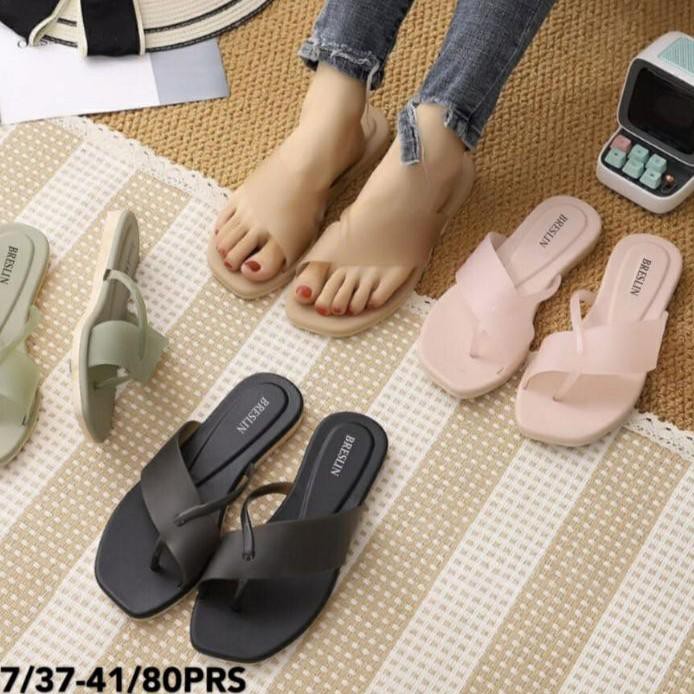 ♛ Shophe [6.6] ♛ 929 BRESLIN Sendal Wanita Jelly Jepit Balance :)