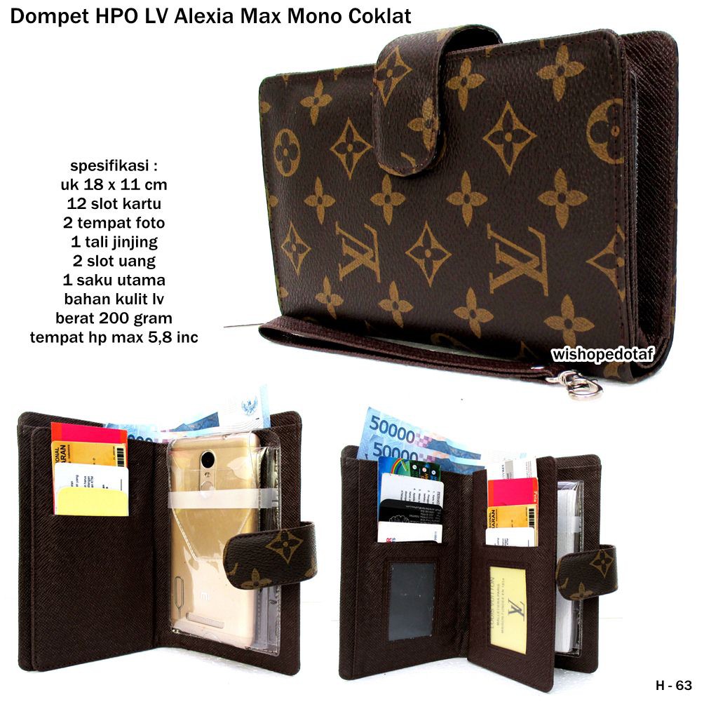 Jual Dompet LV Louis Vuitton Slender ID Wallet Damier Asli / Ori