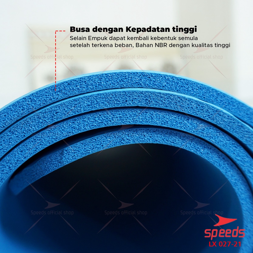 SPEEDS Matras Yoga Mat Olahraga Senam Lantai Meditasi Gym Fitness Karpet Lantai Berstandar SNI 027-21