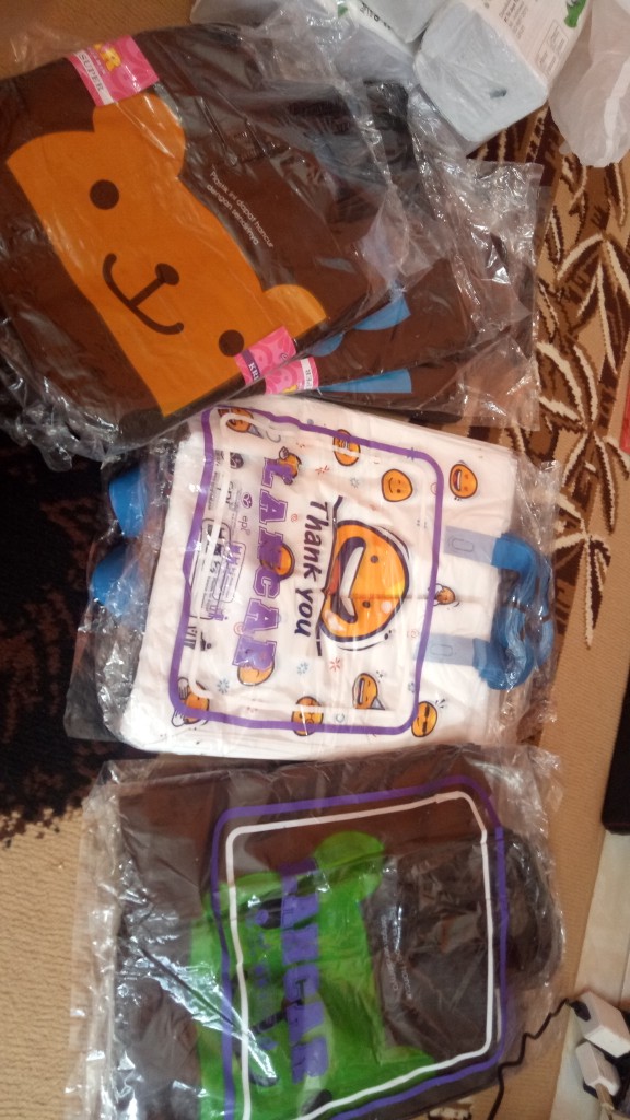 3 Pak Kresek Teddy Bear Softhandle 30x32 Cm