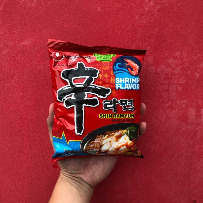 

impor-mie- nongshim shin ramyun shrimp flavour -mie-impor.