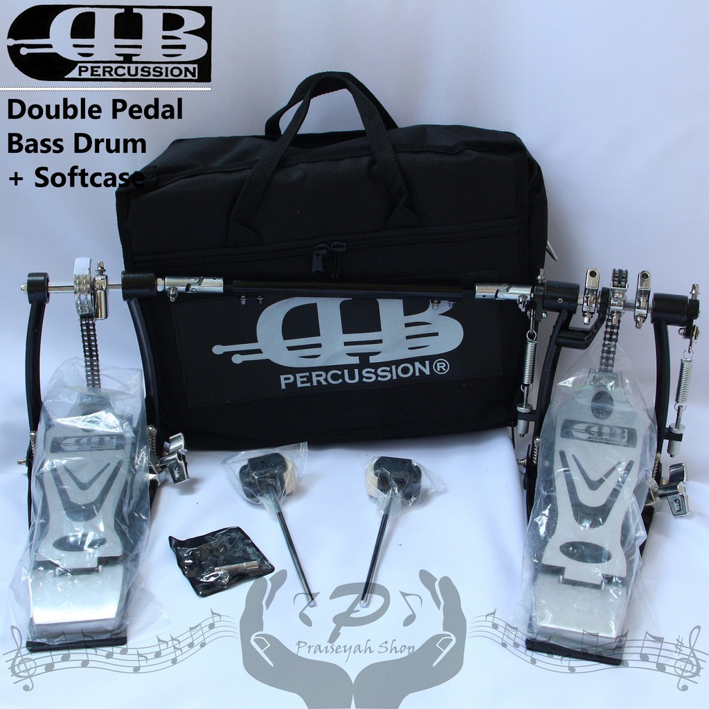 DB Percussion Double Pedal Bass Drum DDPD-669 Original Include Bag Tas