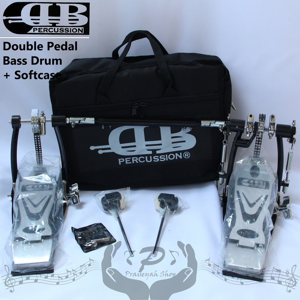 DB Percussion Double Pedal Bass Drum DDPD-669 Original Include Bag Tas