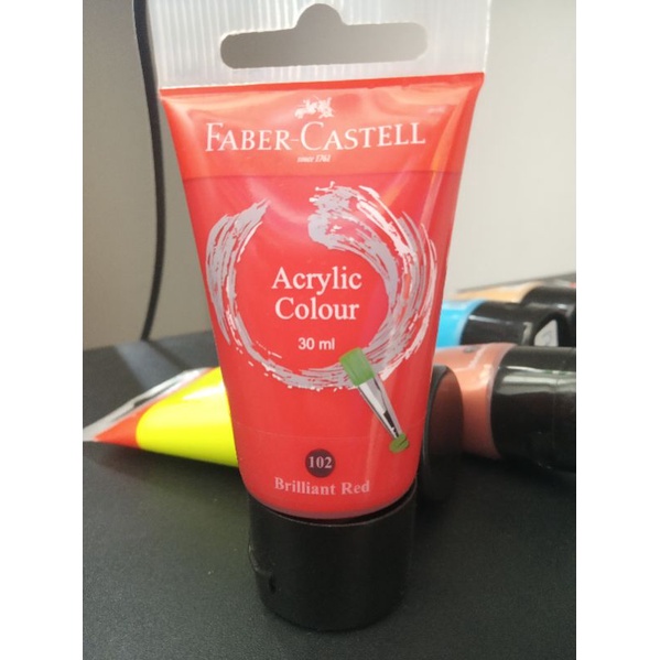 

Cat Acrylic Fabercastell Briliant Red 30ML