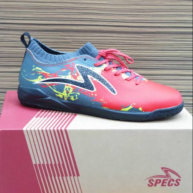 Sepatu Specs Futsal New 2019 CYANIDE TNT 19 - red/gray/black