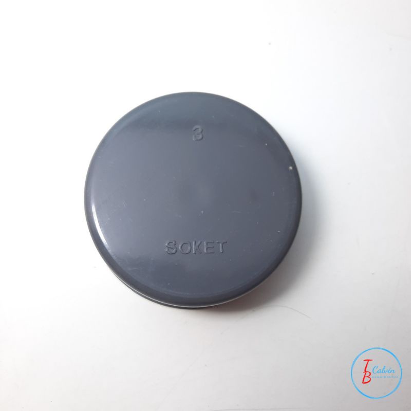 Dop 3 inch / Tutup Pipa 3 inch polos SOKET