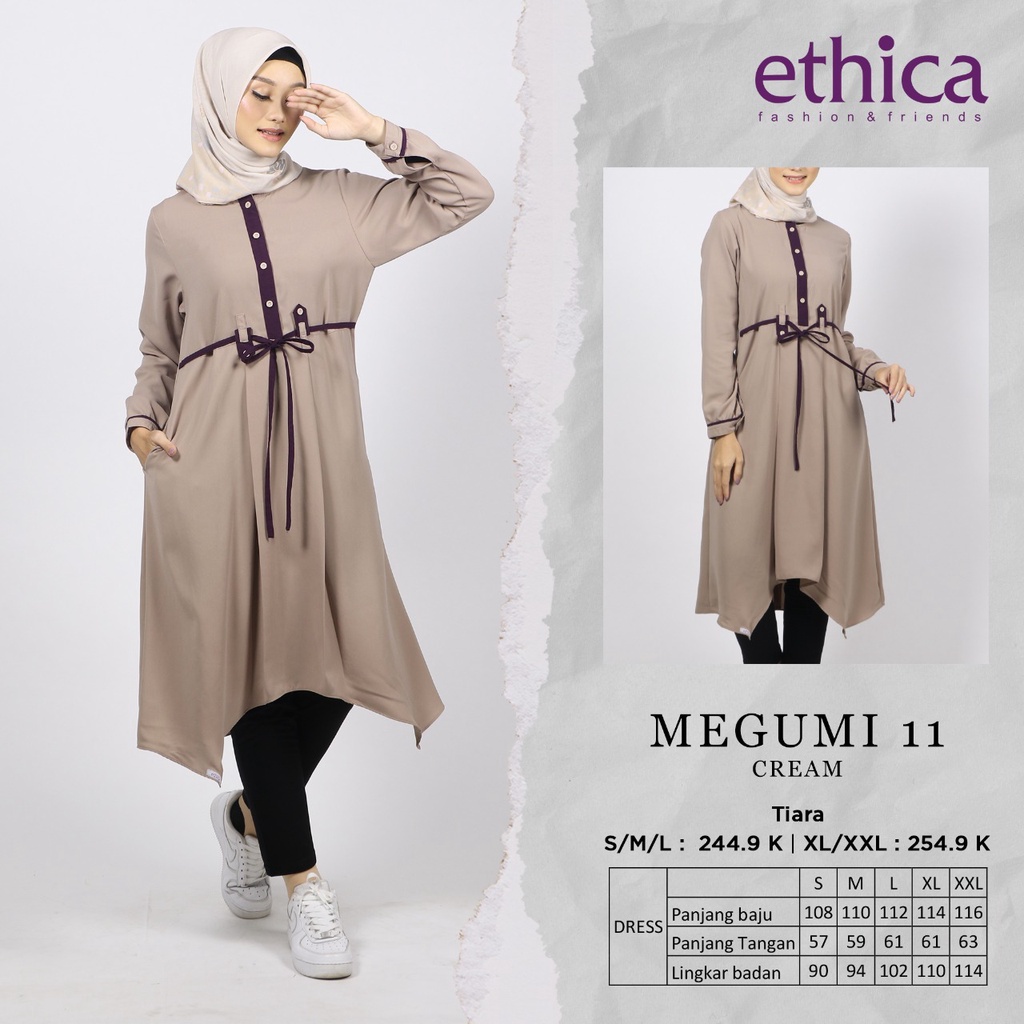 TUNIK TERBARU 2021 ETHICA MEGUMI 11 CREAM