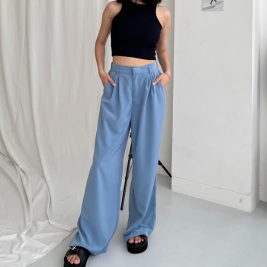 Peach Poppy MUSE Culottes Premium Pants - Celana Panjang Kulot Wanita Premium