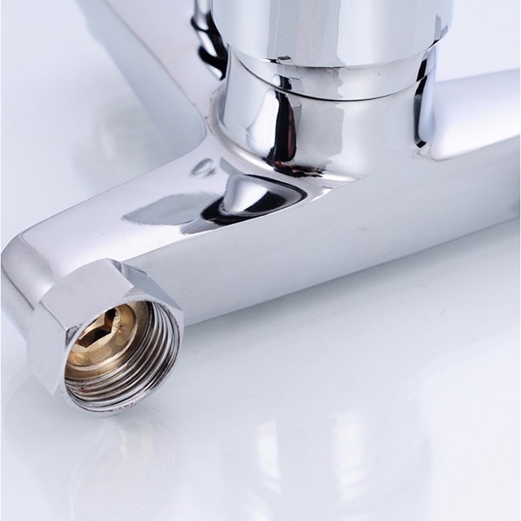 Kran Mixer Kran Panas Dingin Kran Bathup Cabang 2 Stainless