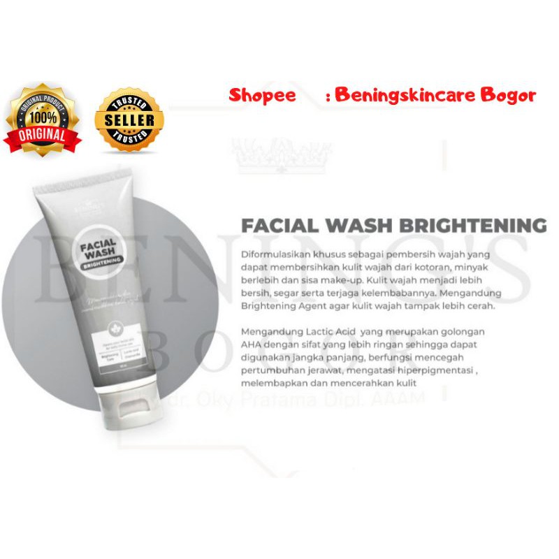 { ECER } Brightening by Dr Oky Pratama, Dipl. AAAM - benings clinic/benings skincare