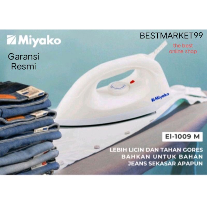 MIYAKO SETRIKA EL 1009M ANTI LENGKET NEW DESIGN