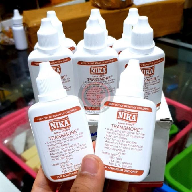 Nika Transmore Obat Penenang ikan