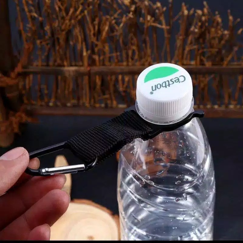 Gantungan pengait botol air minum kait tas ransel sepeda naik gunung hanging holder  bottle buckle