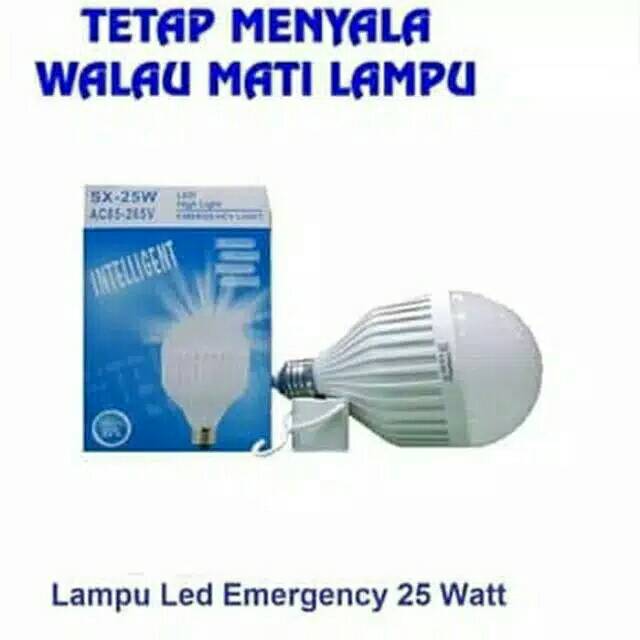 Bohlam Emergency Lampu led Otomatis Nyala 25 wat termurah