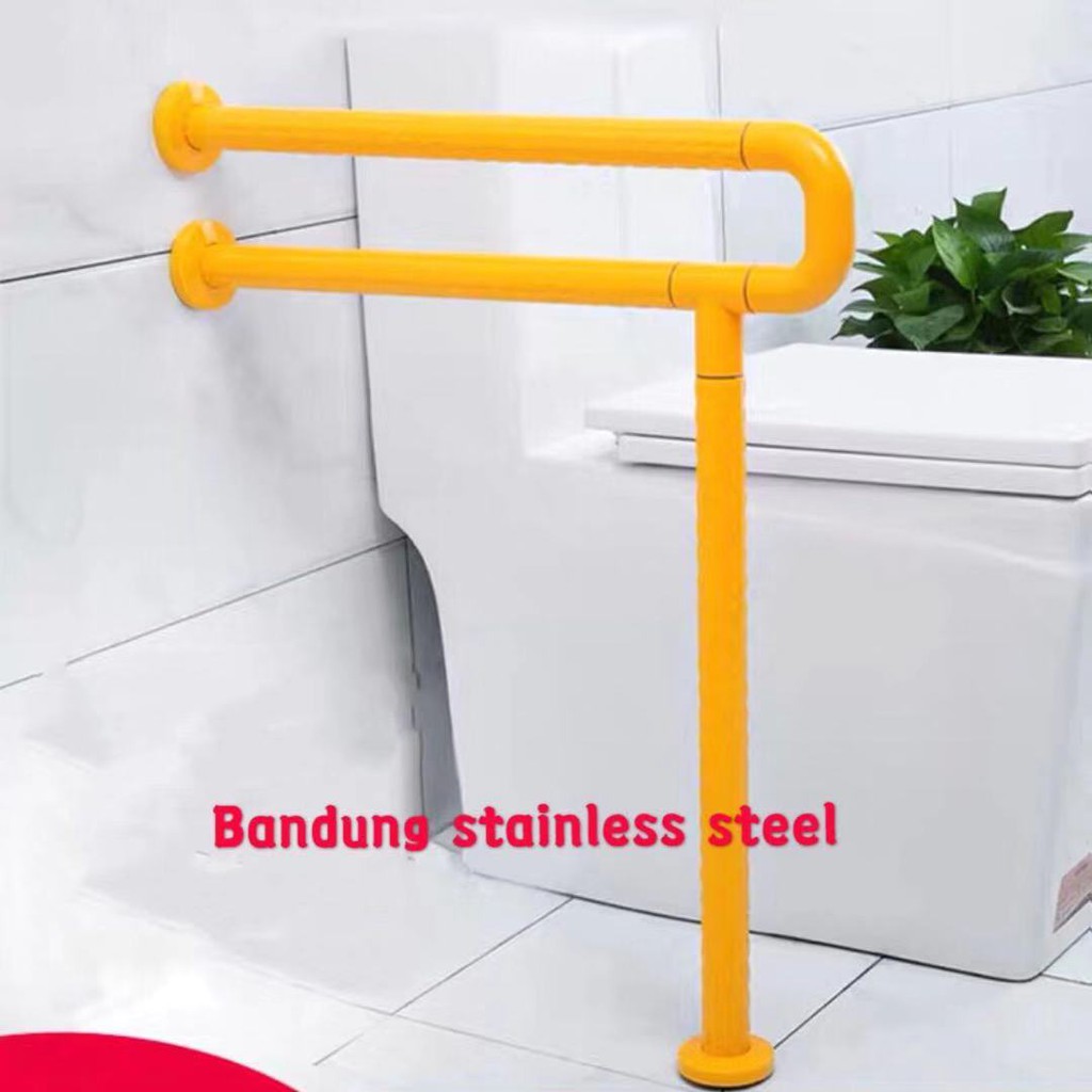 Handle U pegangan U closet duduk grip bar toilet kamar mandi