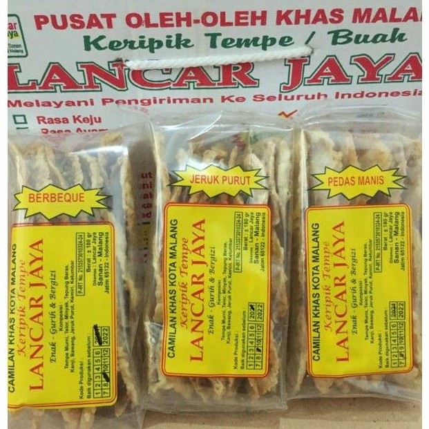 

KERIPIK TEMPE MALANG LANCAR JAYA