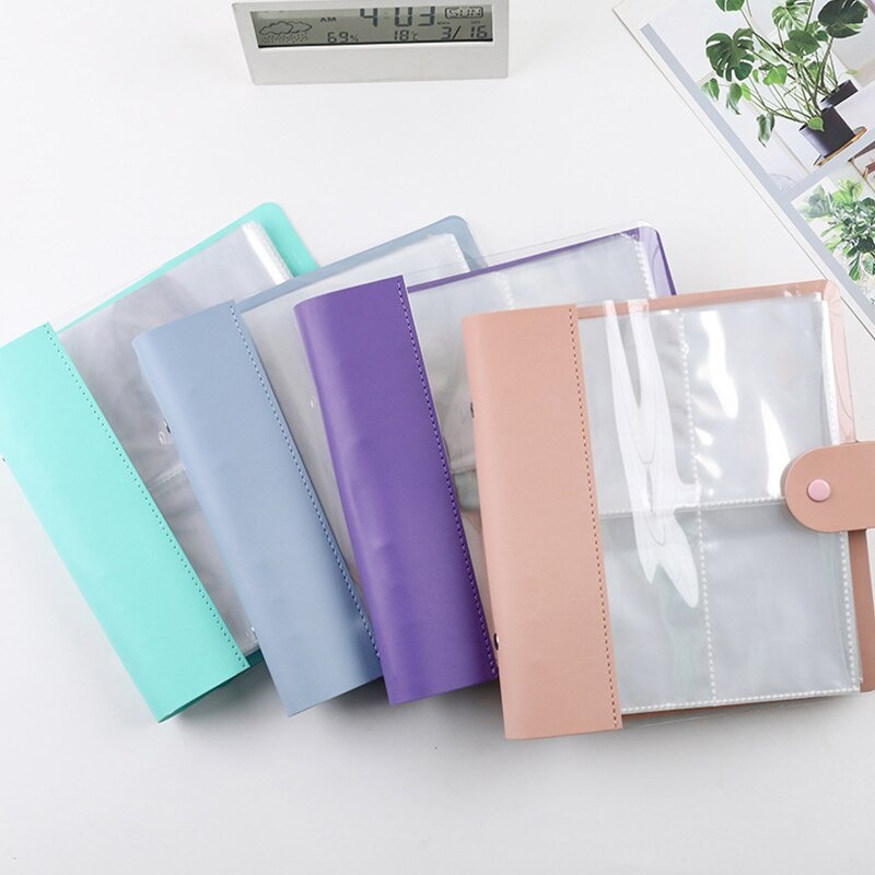 [A6 Wide]  Half Window Binder Album Penyimpanan Photocard / Sleeve 4P 6 Ring Holes Lubang Estetik Aesthetic binder