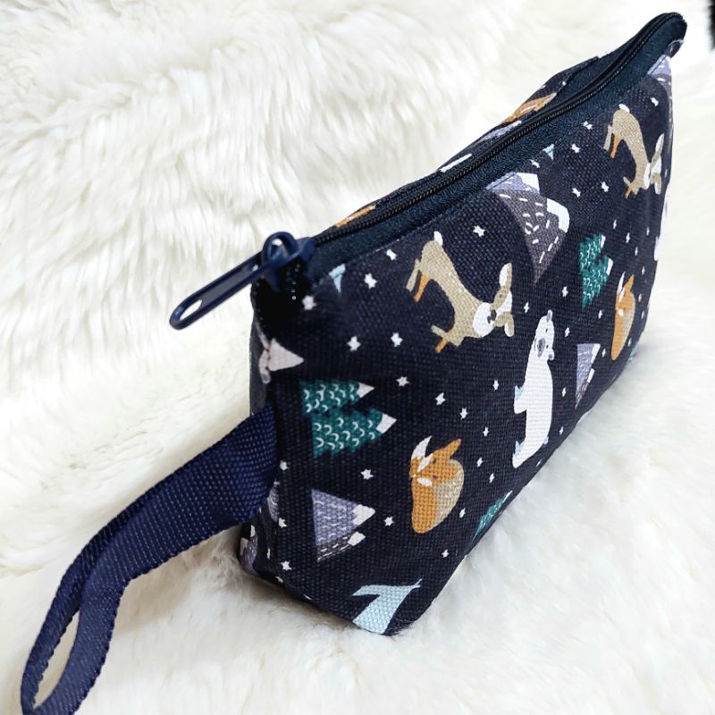 Pouch Kanvas Pouch Kosmetik B
