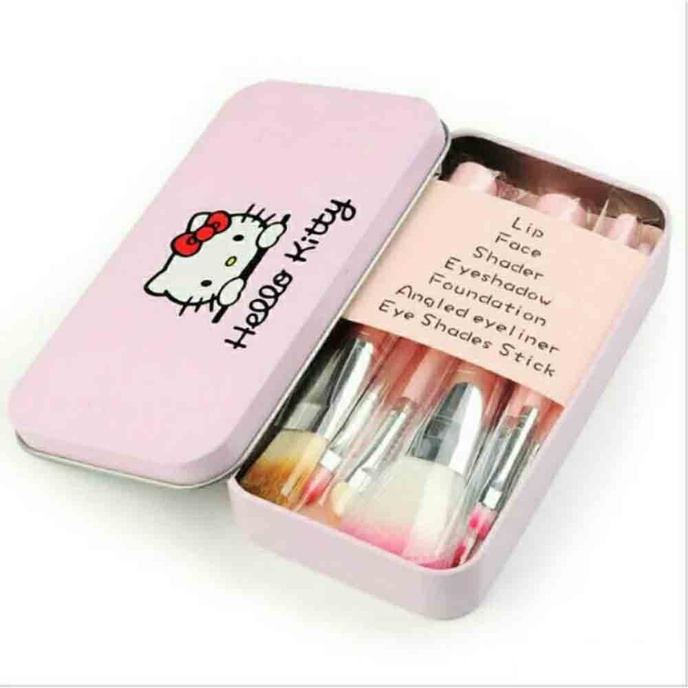 [ORI] JEPANG HELLO KITTY BRUSH MAKE UP 7pc | HELO KITY KITI KITTI | KUAS MAKEUP KOSMETIK BERKUALITAS