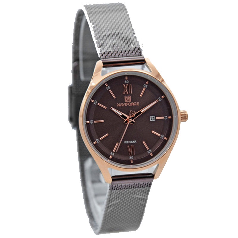 JAM TANGAN NAVIFORCE 3013 L1 ST LA WOMEN - STAINLESS STEEL - HITAM NAVIFORCE ORIGINAL 3013 JAM NAVIF