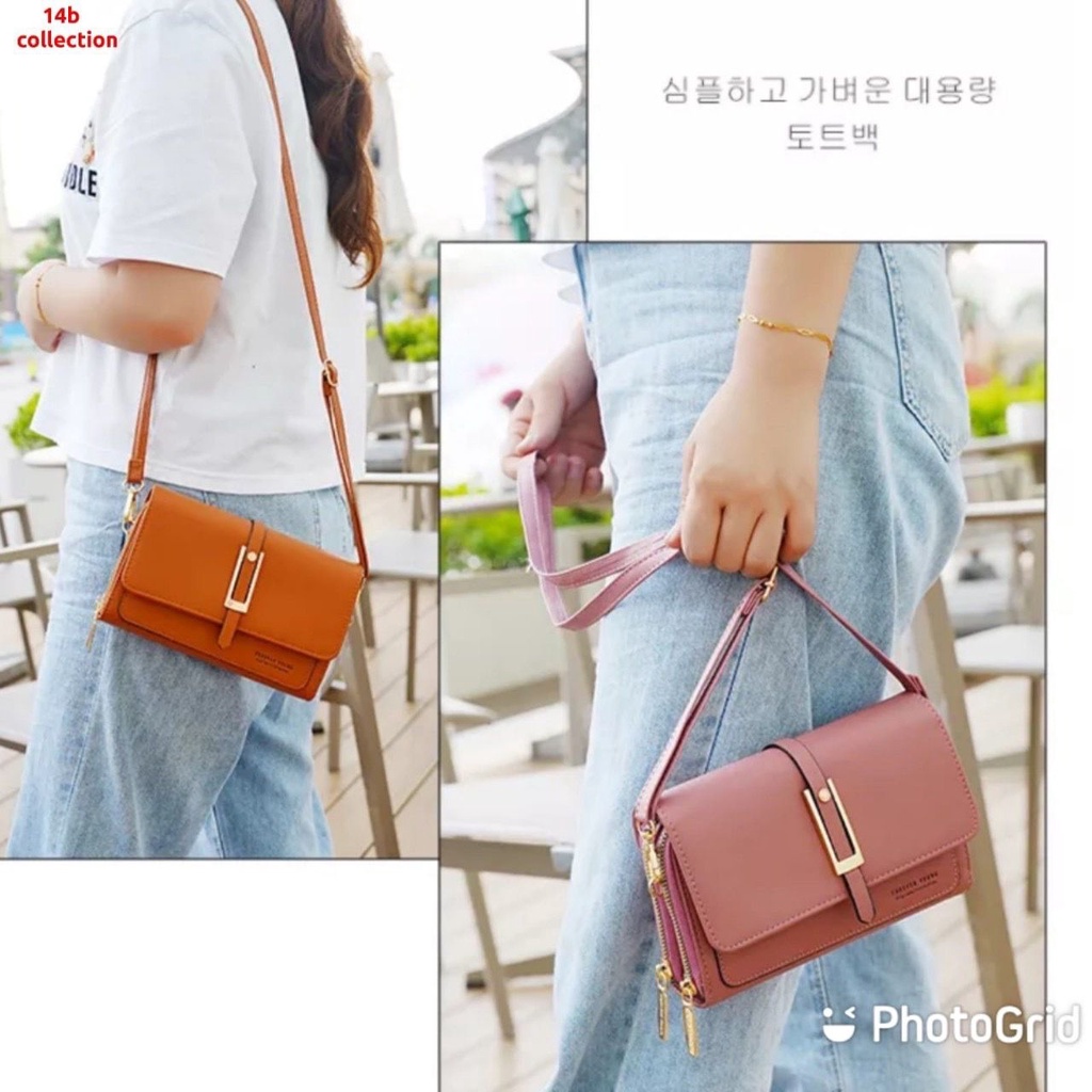 Tas Kecil Slempang HP VINTAGE SLOT / Selempang Wanita Import Korea / Selmpang Mini Bag HP Shoulder Bag Original Remaja Lucu Kekinian